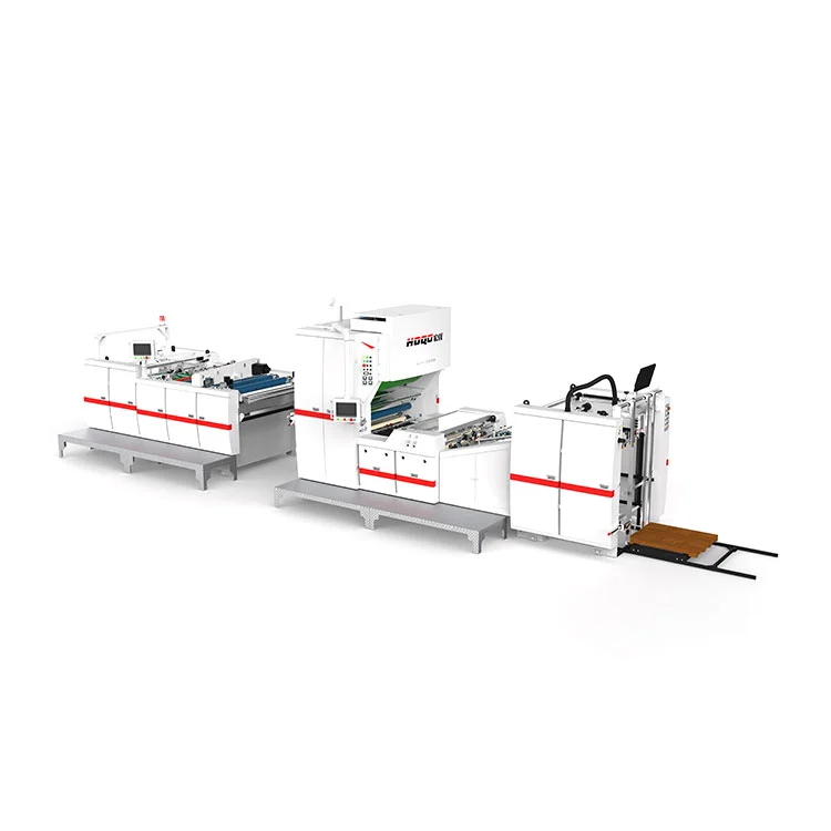 Автоматична машина для ламінування з ланцюговим ножем для видалення порошку