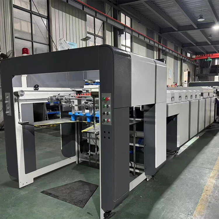 Автоматична машина для нанесення УФ-масляного лаку на щільний тонкий папір